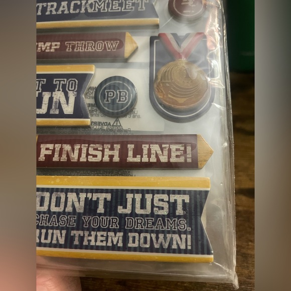 Paper House Productions Sports/Prom 3D sticker bundle!! All new! - Picture 6 of 13